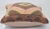 Tribal Arteverk Handwoven Afghan Kilim Pillow — Gold & Pink Diamond Medallion For Sale - Image 3 of 3