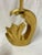 Pierre Cardin Pair of Pierre Cardin Brass Tidal Wave Lamps For Sale - Image 4 of 12