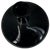 Early 21st Century 11 In. Tall Murano Art Glass Black Spiral Textural Swirl Vase For Sale - Image 5 of 13