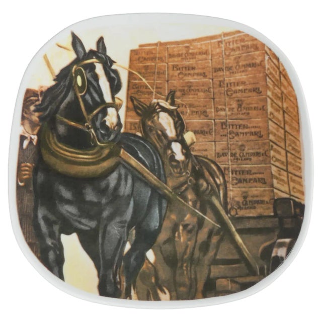 Campari Poster Series Plate by Richard Ginori For Sale