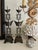 A pair of vintage brass Chinese "Double Happiness" candlestick holders. Traditionally given as a wedding gift for good...