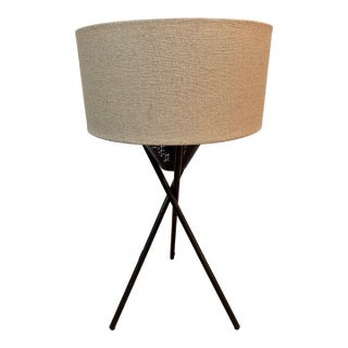 West Elm Tripod Table Lamp For Sale