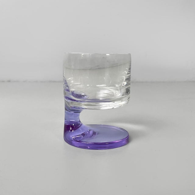Italian Modern Smoke Glasses attributed to Joe Colombo for Arnolfo di Cambio, 1960s, Set of 12 For Sale - Image 6 of 18