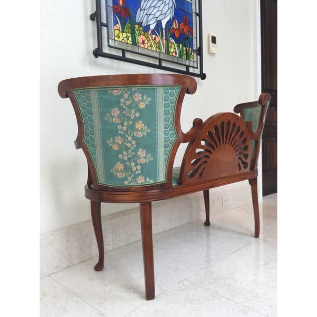 Late 20th Century Vintage French Settee For Sale - Image 9 of 13