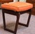 Mid-Century Modern Mid Century Modern Walnut Frame Vanity Seat c.1960 For Sale - Image 3 of 5