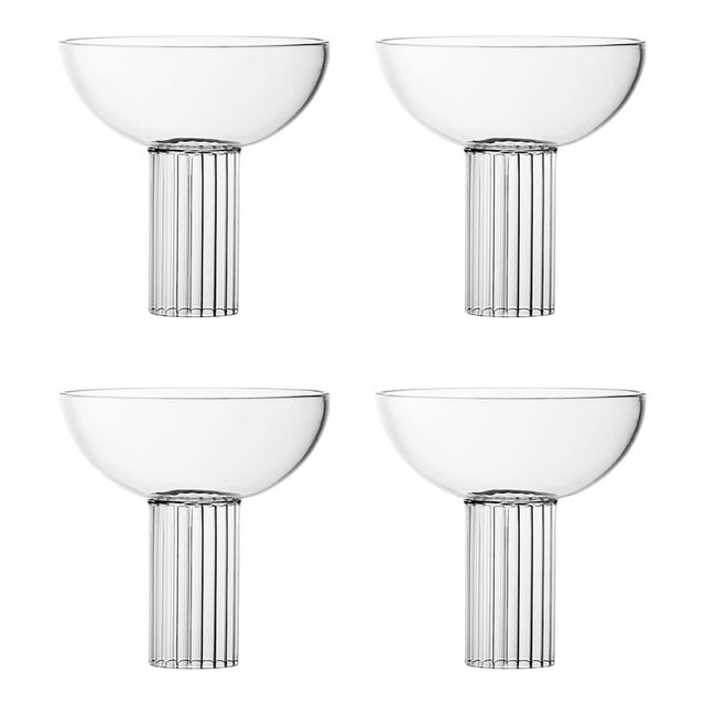 Calici Milanesi Coupe Glasses - Set of 4 For Sale