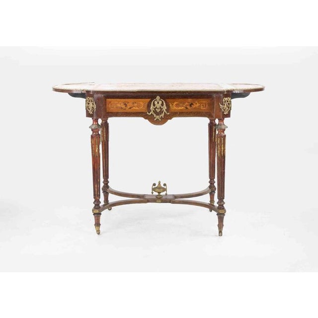 Napoleon III Opening Side Table, Mid-19th Century For Sale - Image 10 of 12