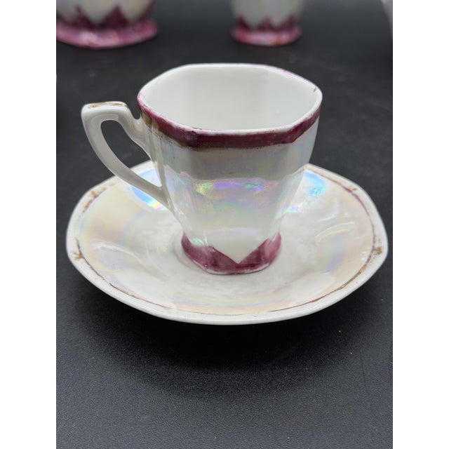 Coffee Service in Porcelain by Richard Ginori, 1920s, Set of 17 For Sale - Image 3 of 16