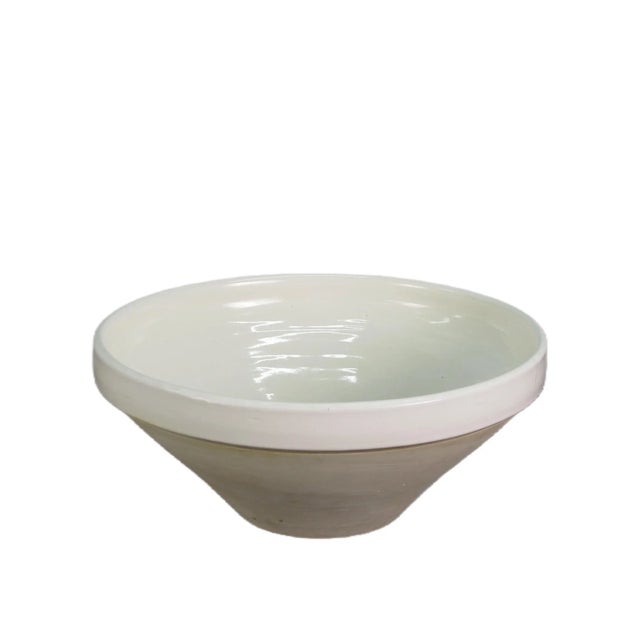 Large White Fruit Bowl For Sale - Image 4 of 4