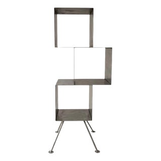 Rubik Module 2 Vertical Structure in Stainless Steel by Metalmorphosis Studio For Sale