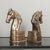 Early 21st Century Pair of Cold Cast Bronze Horse Head Bookends / Sculptures For Sale - Image 4 of 7