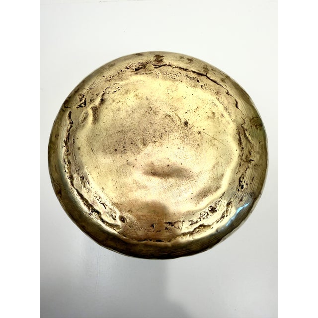 Antique Middle Eastern Brass Pot For Sale - Image 10 of 11