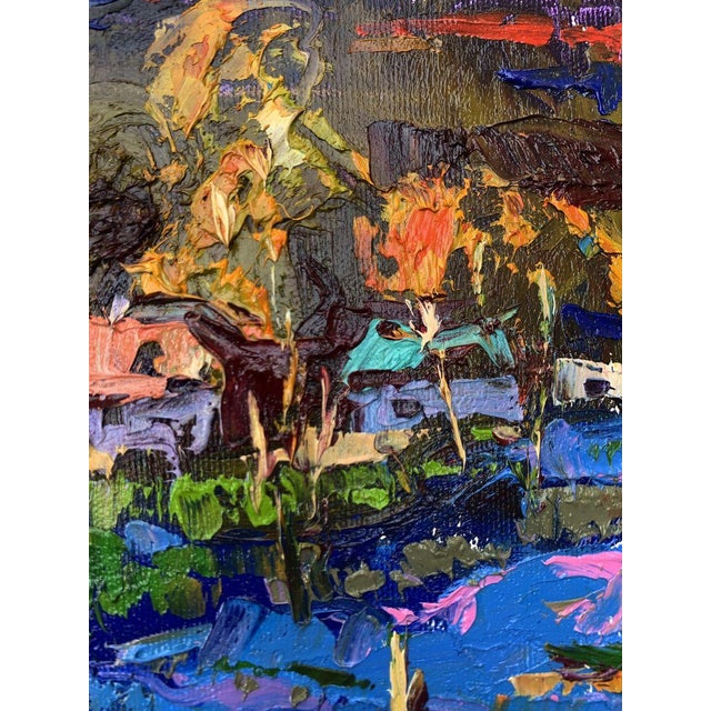 Oil Painting Night Has Come Oleksiy Ivanyuk For Sale - Image 10 of 12