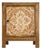 Hand-Carved Solid Teak Sculptural Cabinet For Sale