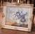 Decorate a wall with this elegant floral still life presented in a carved and painted frame with gilt accents. The...