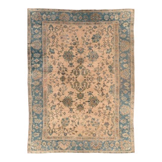 Galerie Shabab Collection Mid-20th Century Turkish Oushak Room Size Carpet For Sale