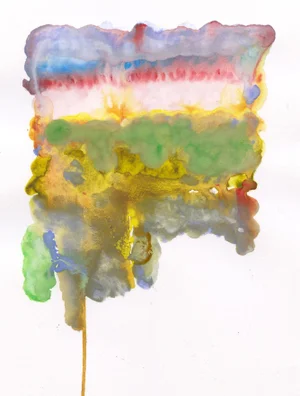"Helios", Colorful Abstract Print by Tina Marrin