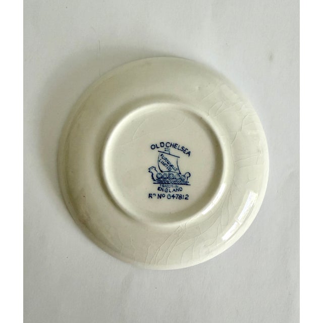 Early 20th Century Blue and White Chinoiserie Wall Plates - Grouping of 3 For Sale - Image 5 of 7