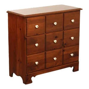Baumritter Vintage Pine Apothecary Style Accent Chest
