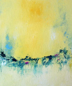 "Sun Swash" Contemporary Minimalist Abstract Print