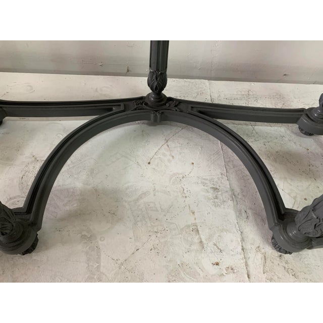 1960s Regency Gray Lacquered Writing Desk For Sale In Miami - Image 6 of 13