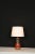 Mid 20th Century Transparent and Reeded Lamp For Sale - Image 9 of 13