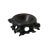 Asian 2.25" Dark Brown Wood Carving Hollow Circular Table Top Stand Riser For Sale - Image 3 of 6