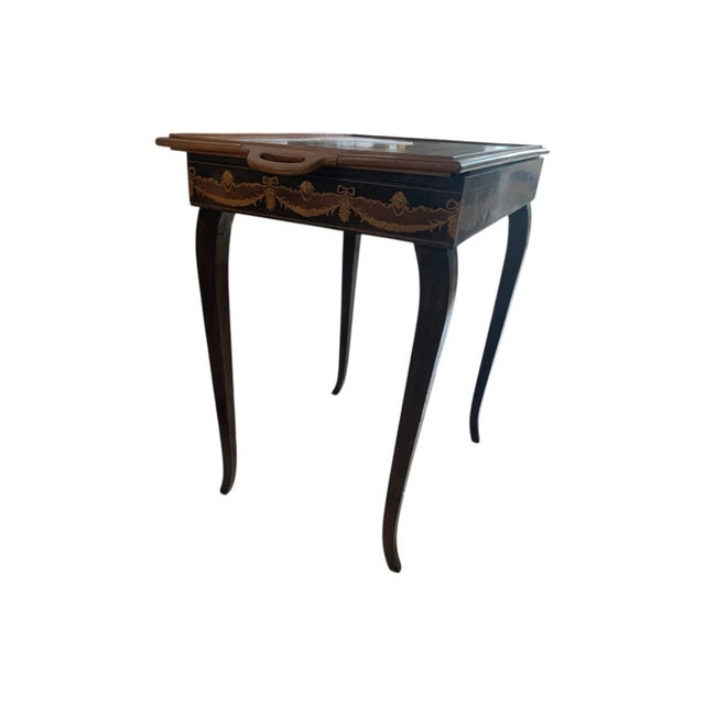 Mid 20th Century French Art Deco 1940's Marquetry Roulette Game Table For Sale - Image 5 of 8