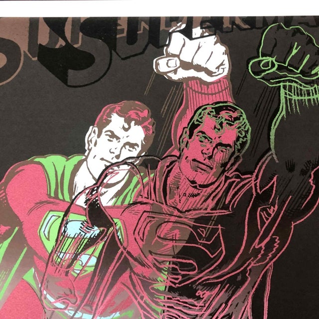 1990s After Andy Warhol "Superman" Lithograph For Sale - Image 10 of 11