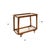 Rectangle Entertainment Bar Cart For Sale In Chicago - Image 6 of 8