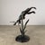 Metal Large Jumping Frog Sculpture – Hand Cast Bronze Garden Accent, 32” Tall For Sale - Image 7 of 10