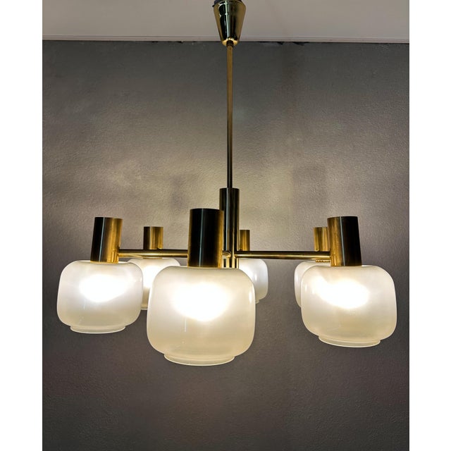 Vintage Chandelier from Kaiser Leuchten, 1970s For Sale - Image 12 of 14