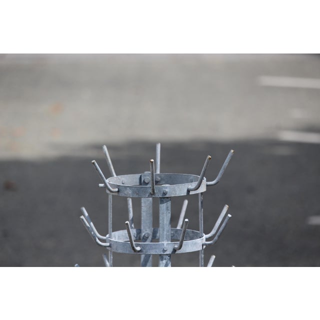 Metal Metal Rack with Hooks, 1970s For Sale - Image 7 of 18