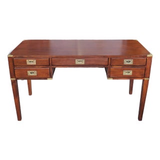 Vintage Campaign Desk For Sale