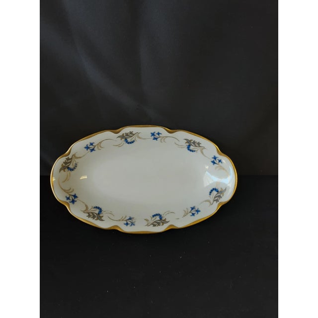 Ceramic Vintage Kpm Serving Dishes- 5 Pieces For Sale - Image 7 of 10