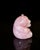 Gemstone Rose Quartz Bear Pink Gemstone Statue Adorable For Sale - Image 7 of 9