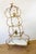 Mid-Century Modern Vintage 1960s Italian Gold Gilt Curvy Tiered 2pc Etagere Shelf For Sale - Image 3 of 17