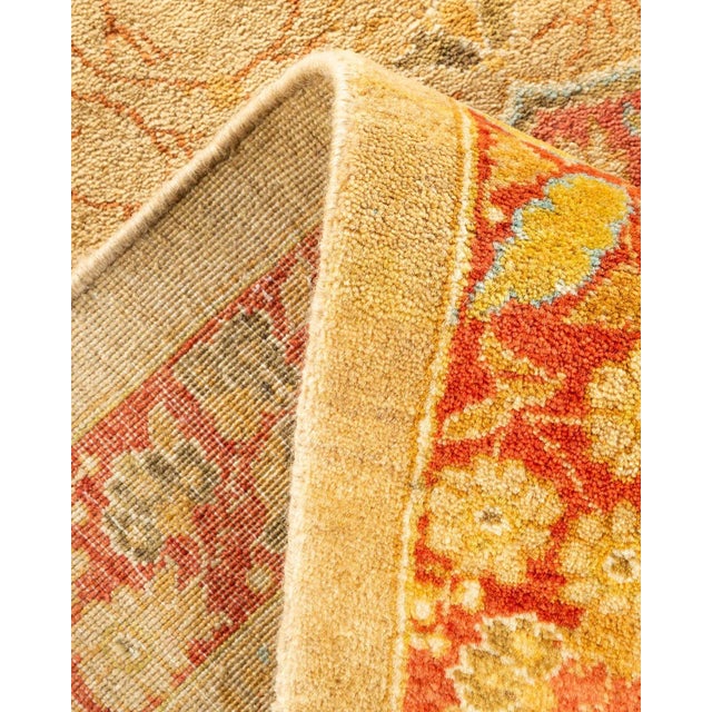 Mogul, One-of-a-Kind Hand-Knotted Area Rug - Yellow, 6' 2" x 9' 3" For Sale In New York - Image 6 of 8