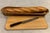 Rustic European Early 20th Century French Rattan Baguette Bread Basket. Serving or Display Pc. For French Country, Rustic European, Cottage Core or Farmhouse Decor For Sale - Image 3 of 6