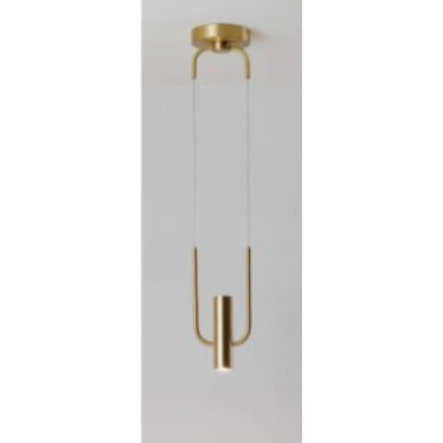 Storm pendant by emilie cathelineau dimensions: d15.6 x w5 x h200 cm materials: solid brass, white polycarbonate. Others...