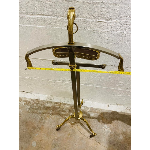 1960s Maison Jansen Ram's Head Valet For Sale - Image 10 of 13