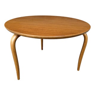 Bruno Mathsson Petite Side Table Swedish Modern Bentwood Leg For Sale