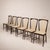 1950s Mid-Century Modern Italian Mahogany Stained Dining Chairs by Osvaldo Borsani for Abv, 1950, Set of 6 For Sale - Image 5 of 18