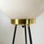 Vintage Floor Lamp in Opaline and Iron in the style of Stilnovo, Italy, 1950s For Sale - Image 6 of 12