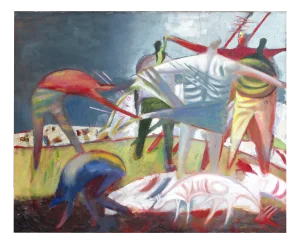 Victor Karnauh, Dream, Oil on Canvas