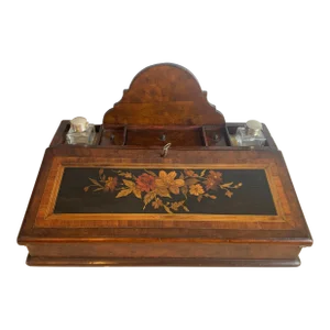 Late 19th Century Victorian Marquetry Writing Slope