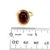 Natural Solitaire Spessartite Garnet Ring 6.5 14k Y Gold 8.08 Cts Certified For Sale - Image 13 of 14