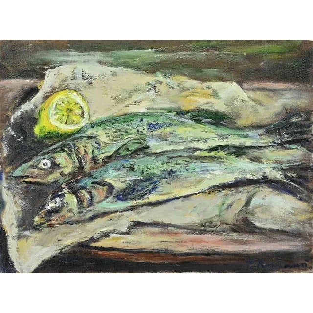 Oil on canvas realized by Pino Romanò (1934) in 2000s. Hand signed. Titled on rear. Excellent condition. This piece is...