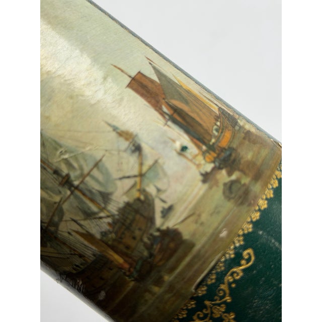 Vintage Italian Leather Bottle For Sale - Image 4 of 11