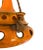 Orange Mid-Century Modern Ceramic Suspension, 1970s For Sale - Image 8 of 9